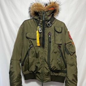 PJS Military Heavy Jacket Double Lined Removable Patch & Inner Lining MINT